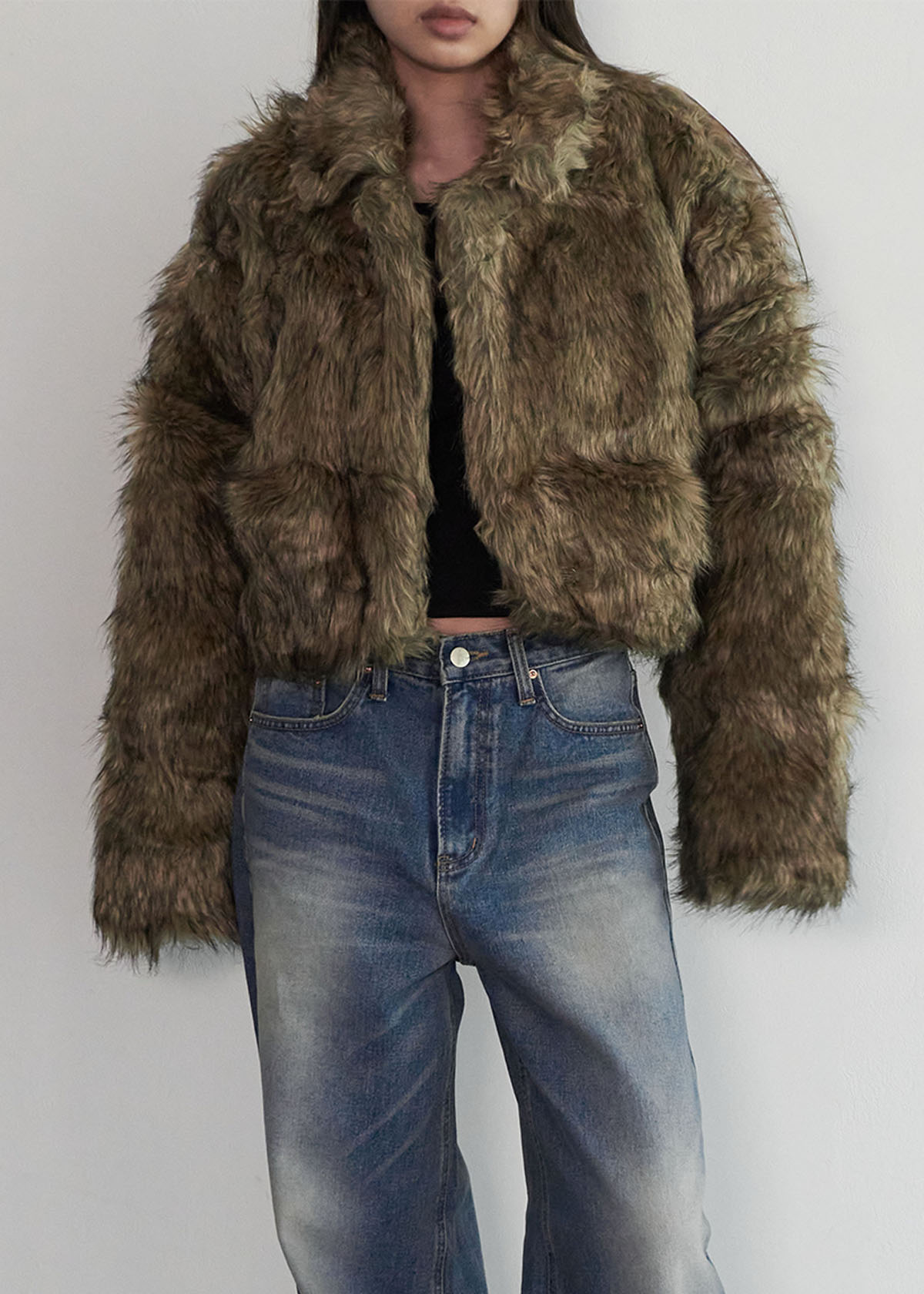 Fox Collar Fur jacket